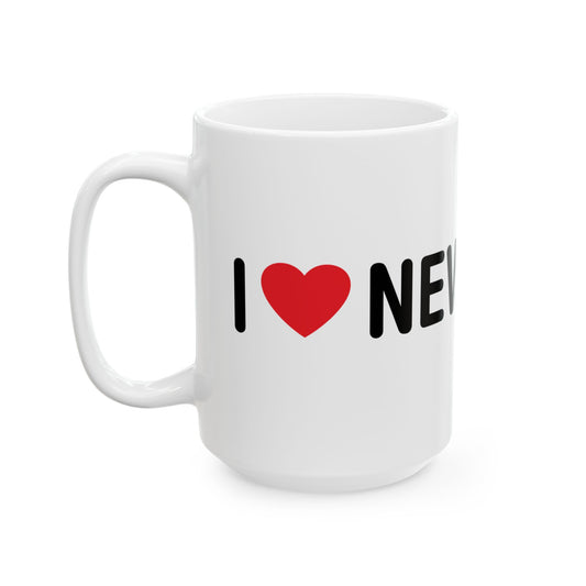 I Love New Haven Ceramic Mug - Perfect Gift for New Haven and Coffee Lovers