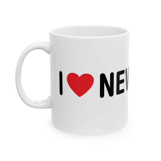 I Love New Haven Ceramic Mug - Perfect Gift for New Haven and Coffee Lovers
