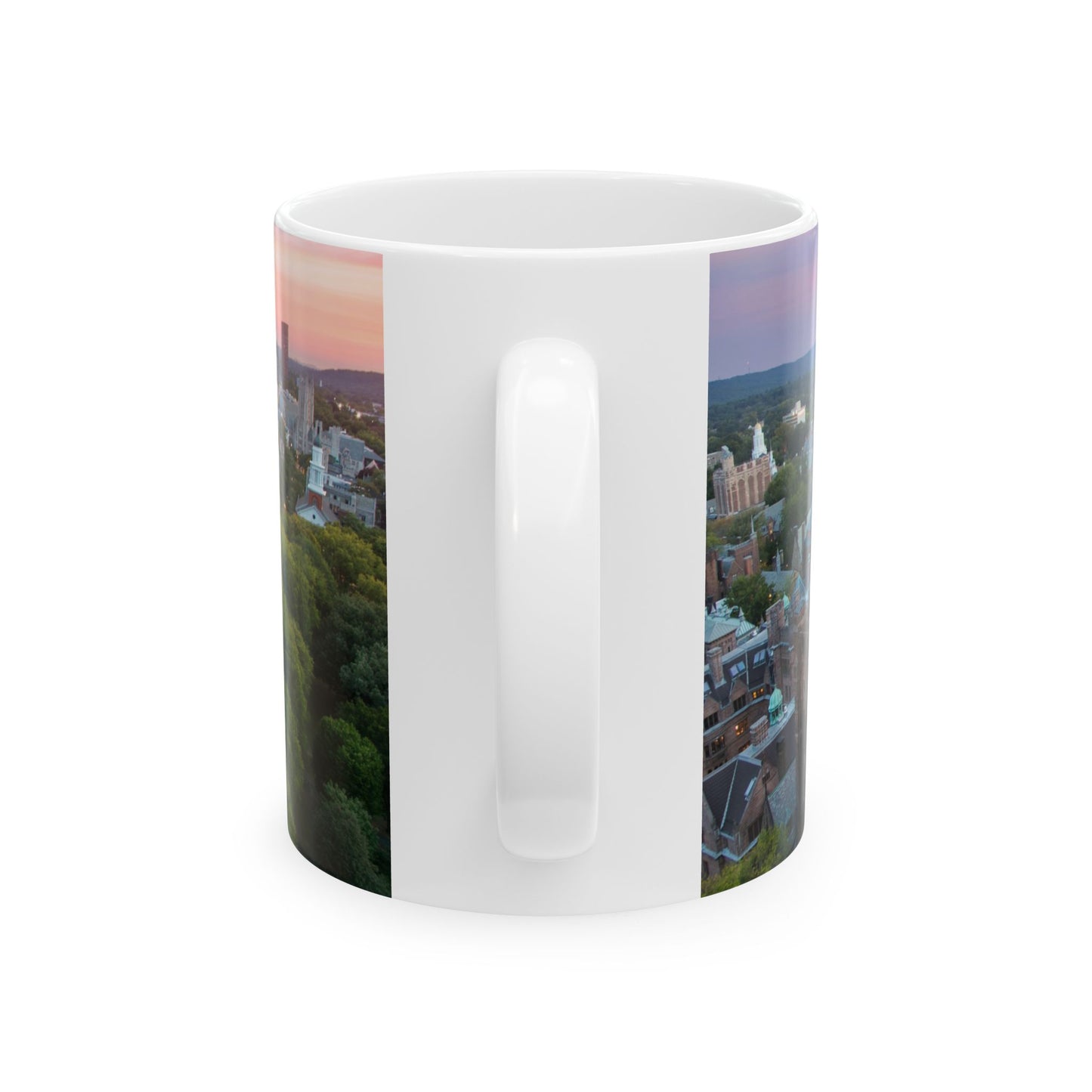 Yale Campus Sunrise Mug- Perfect Gift for people that love New Haven and Coffee