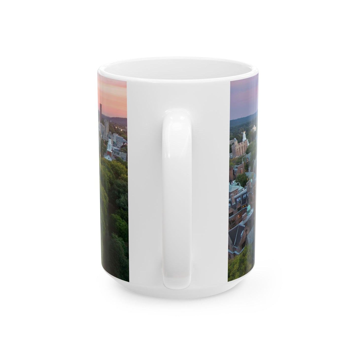 Yale Campus Sunrise Mug- Perfect Gift for people that love New Haven and Coffee